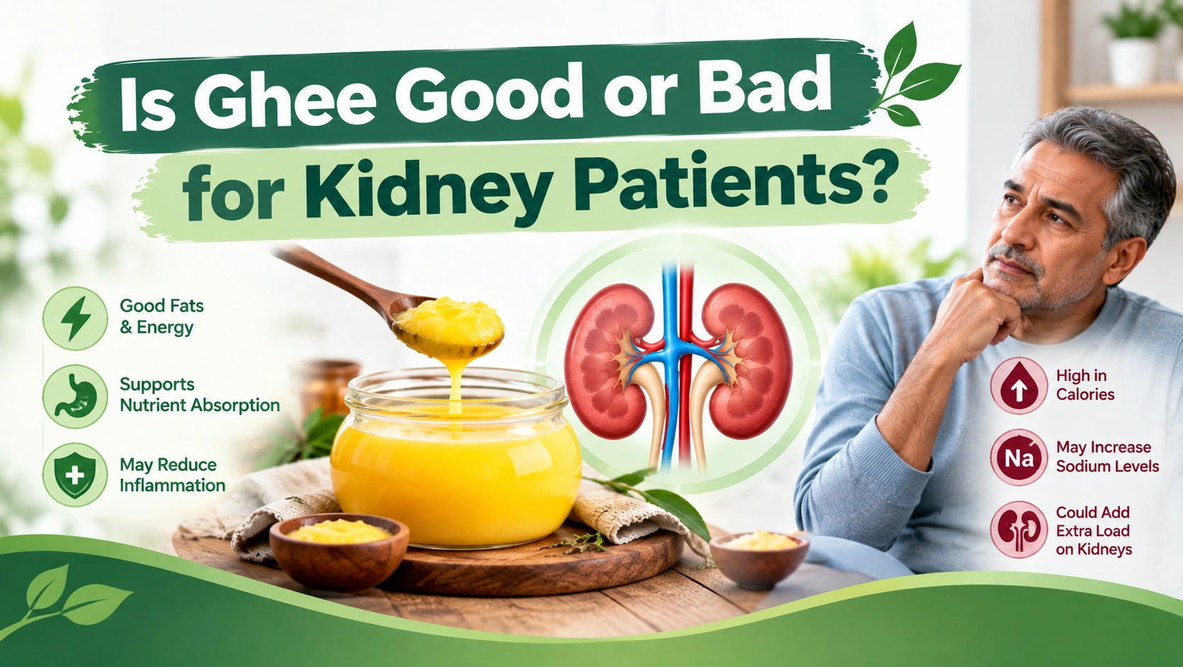 Is Ghee Good or Bad for Kidney Patients? Is Ghee Good or Bad for Kidney Patients?